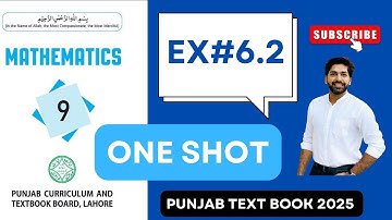 9TH CLASS | MATH NEW BOOK 2025 | EX#6.2 | PCTB |TRIGONOMETRY