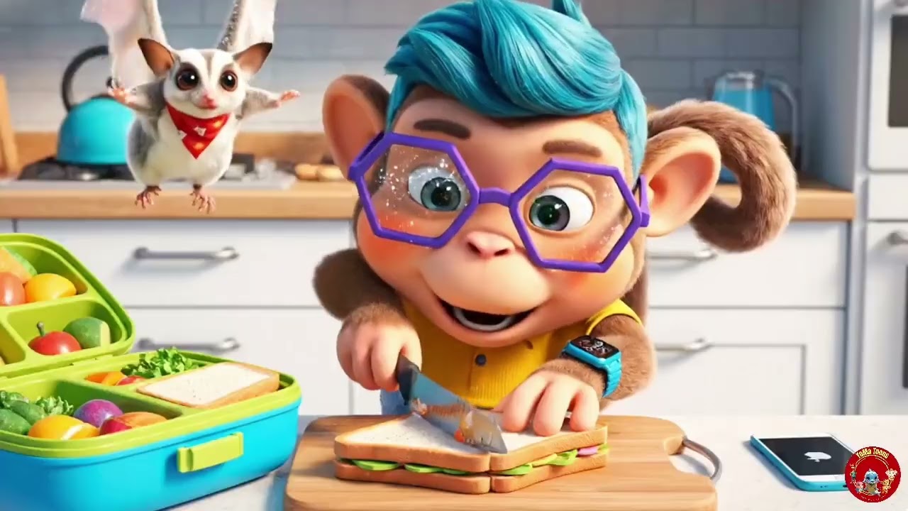 Greek | Πρόκληση για το υγιεινό μεσημεριανό κουτί Johnny | Johnny Healthy Lunch Box Challenge