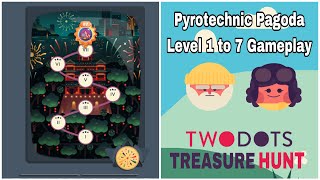 Two Dots Pyrotechnic Pagoda Level 1 to 7 Gameplay