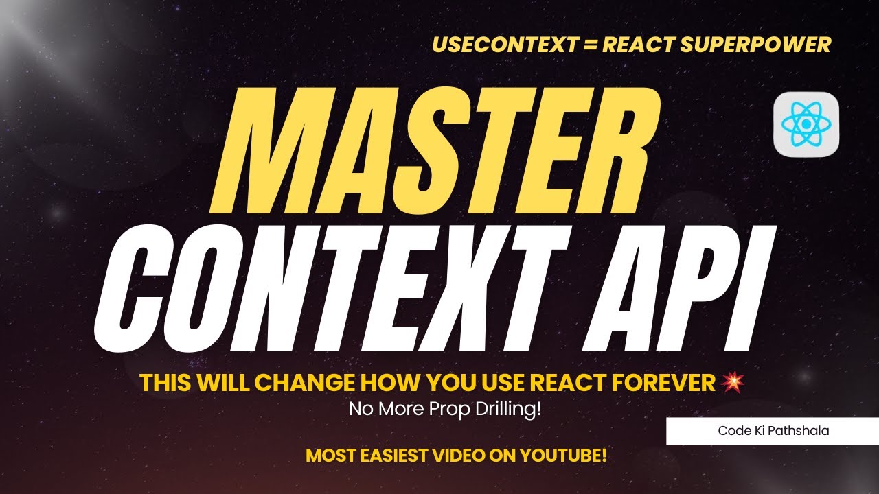 😵 Confused About Context API? Watch This & Never Forget Again! | React ...