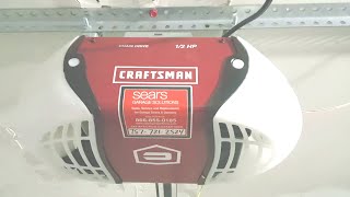 Craftsman garage door opener won