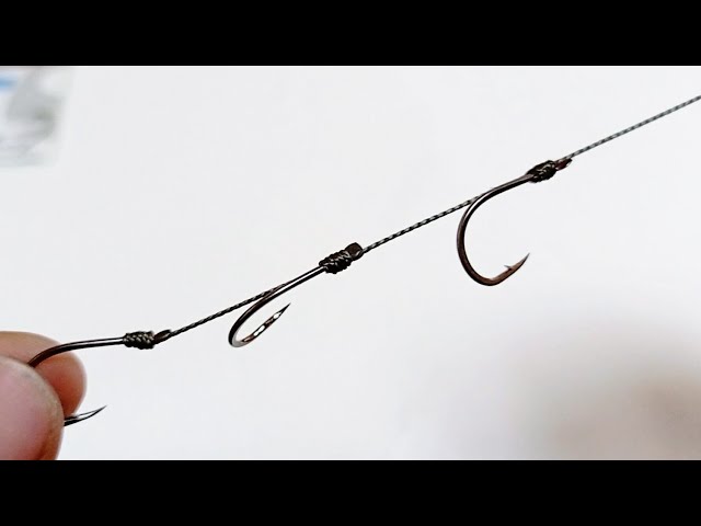 How to tie Multiple hooks on one line 