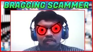 RAGING scammer BRAGS after I DESTROY his PC!