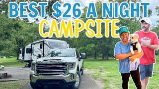 YOU WON'T BELIEVE THIS CAMPSITE WAS $26 A NIGHT | RV KENTUCKY | GRAND RIVERS AND MORE!