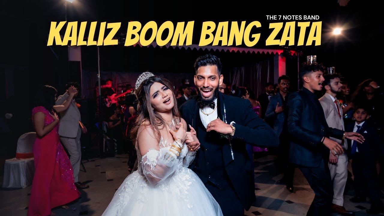 Kalliz Boom Bang Zata  Viral Cover By The 7 Notes Band Live  Stennett  Rieda  Goa weddings