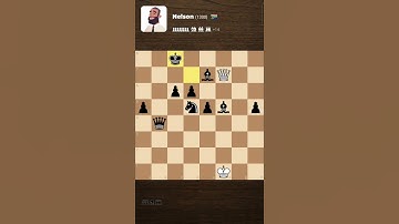 Beating Nelson bot with just one Queen #chess #checkmate #shorts