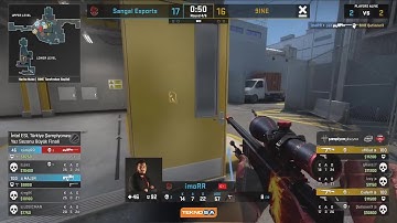 imoRR 2 kills with quick scope vs. 9INE | ESL TURKEY CHAMPIONSHIP SUMMER 2020 FINALS
