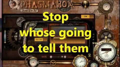 Just a quick phasmabox session today