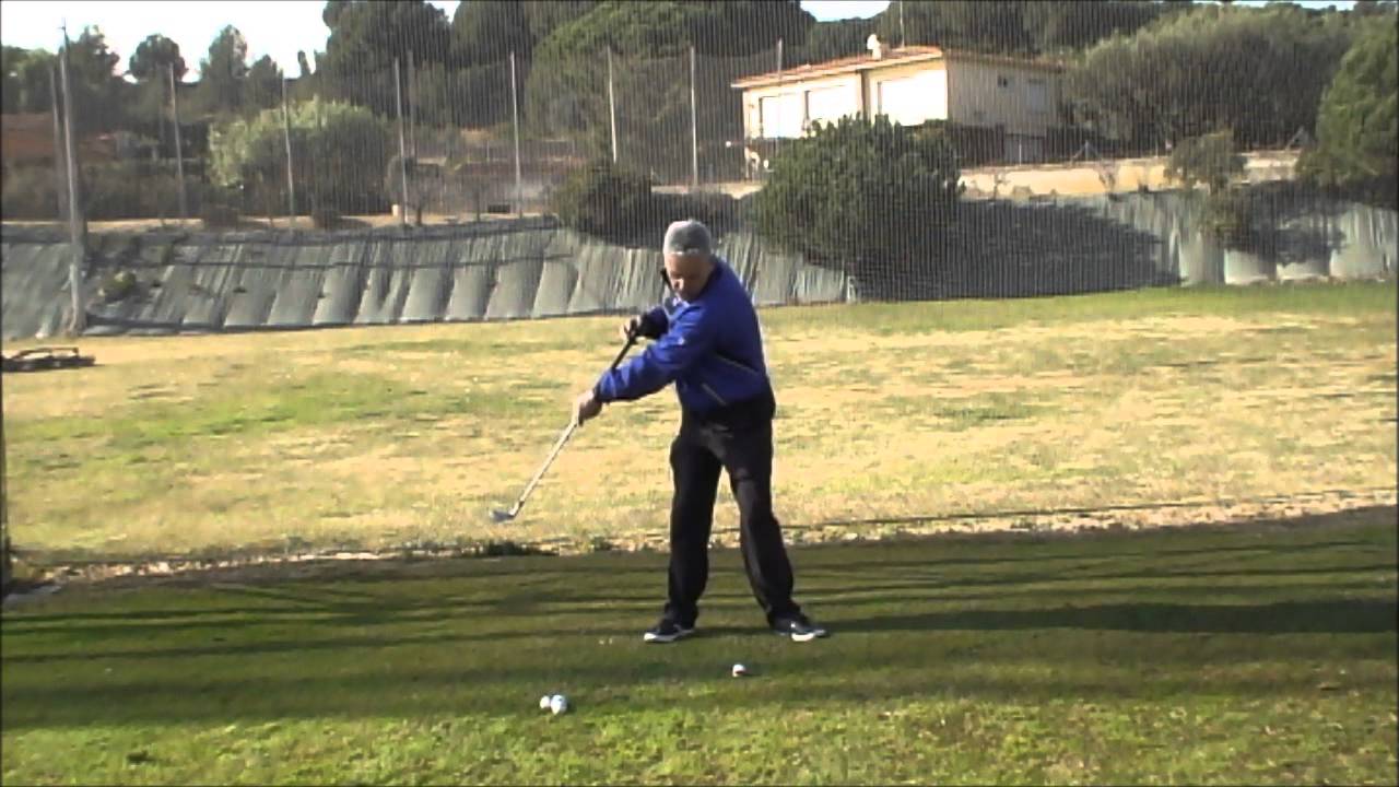 Referencias para la alineación del cuerpo respecto a la bola en la subida golfland sunnyvale