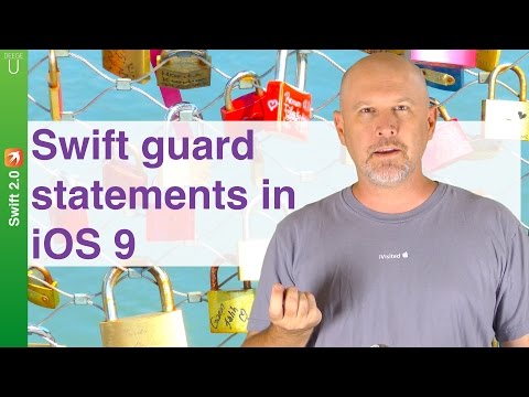 Understand Swift 2.0 guard statements in iOS 9