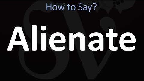 How to Pronounce Alienate? (CORRECTLY)