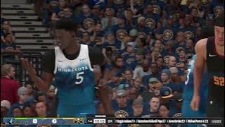 NBA 2K24 (Next Gen) - (WC Semifinals) Minnesota Timberwolves vs Denver Nuggets Game 7