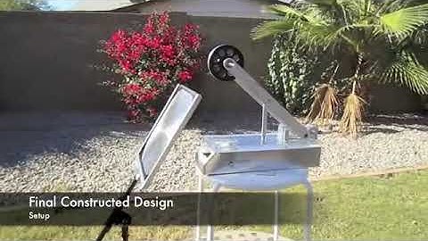 Solar Powered Shape Memory Alloy Engine