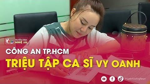 Công an TP.HCM triệu tập ca sĩ Vy Oanh