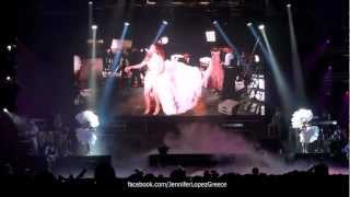 Jennifer Lopez - Never Gonna Give Up (Dance Again Tour Opening Backdrop - Argentina 21/6/12) HD