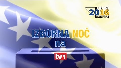 Izborna noć - TV1, OBN i TV Alfa , u nedjelju od 20 sati