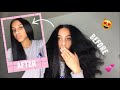 Watch Me Straighten My Hair! | Curly to Straight || Naomy Luna