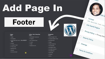 How to add Privacy Policy About Contact Page In Website Blog Footer