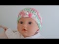 Crochet Baby Beanie - Sizes Newborn to 12 Months Old