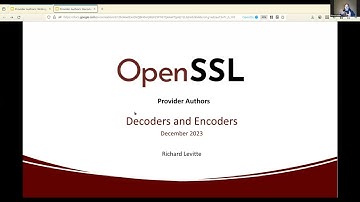 Decoders and Encoders with OpenSSL