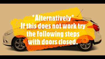 How to Program a Ford Focus 2010 Key | Step-by-Step Guide
