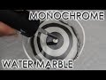 Monochrome | Water Marble March 2019 #9 | DIY Nail Art Tutorial