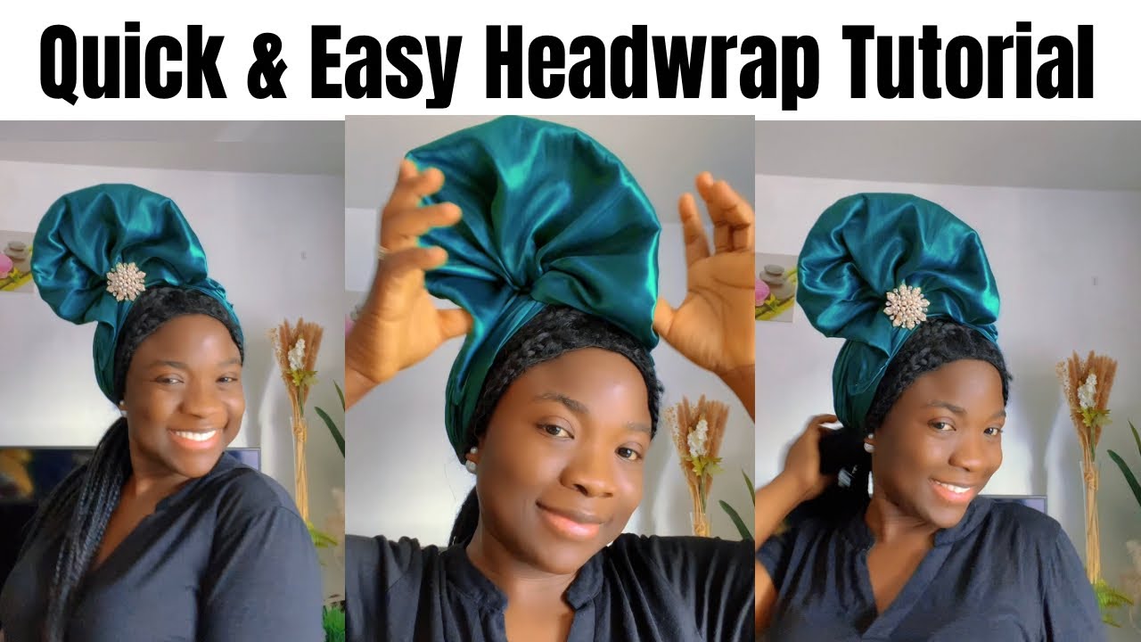 🔥How to do Simple Headwrap Yourself YouTube