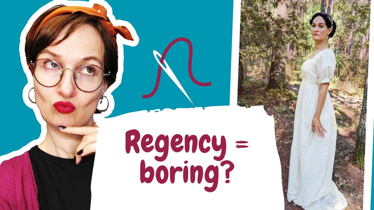 Regency dress sewing vlog | Blacksnails Pattern #0119