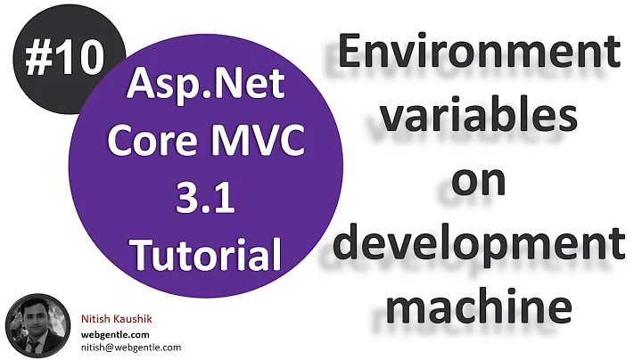(#10) environment variables in asp.net core | Asp.Net Core tutorial for beginners