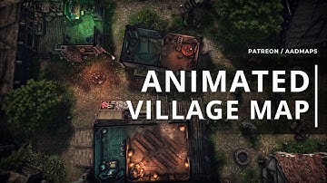 Fantasy Battlemaps - VILLAGE | 2-3 | Animated Open World - Battle Maps Preview
