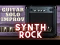 Synth Rock E Minor 170 bpm Guitar Backing Track Music