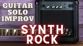 Synth Rock E Minor 170 bpm Guitar Backing Track Music