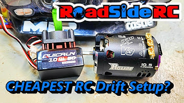 Budget Friendly Sensored Brushless Setup & Install for RC Drift | (Hobbywing 10BL60 & 10.5T)