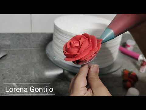 Vídeo: Como Fazer Rosas Em Um Bolo