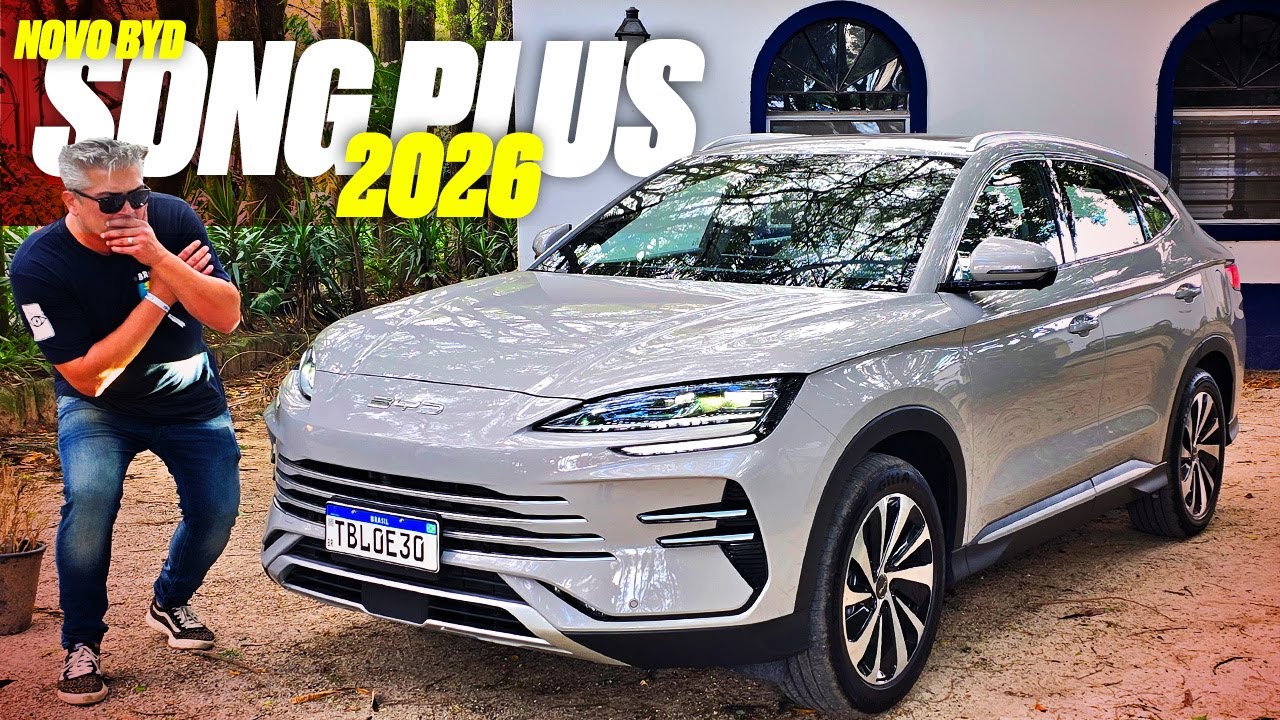 Novo BYD Song Plus 2026 - CARO DEMAIS? SUV FICOU MAIS POTENTE, CONECTADO E COM A CARA DO PREMIUM!