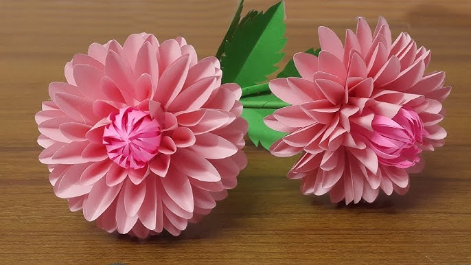 Easy Small Paper Flower Making Tutorial, Beautiful Paper Flowers