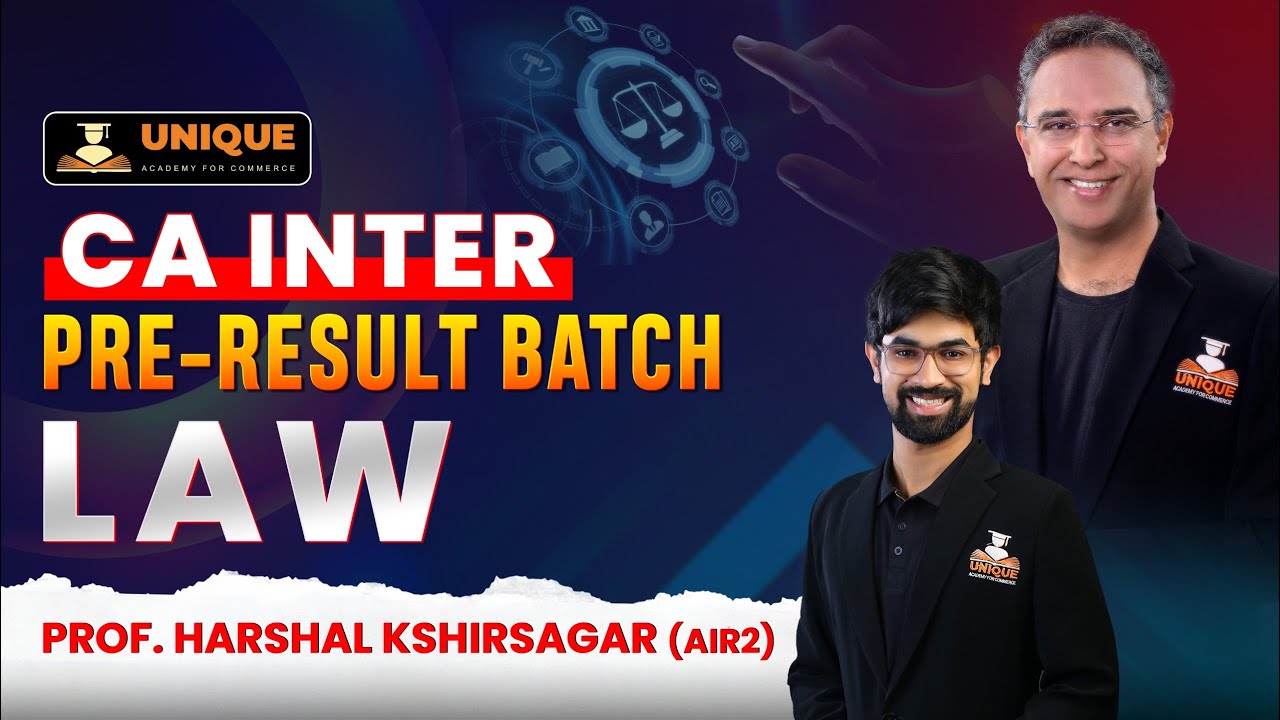 Demo Lecture - Corporate & Other Laws - Harshal Kshirsagar