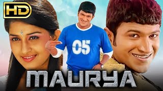 PUNEETH RAJKUMAR Action Hindi Dubbed Movie | मौर्या (HD) मूवी | Meera Jasmine