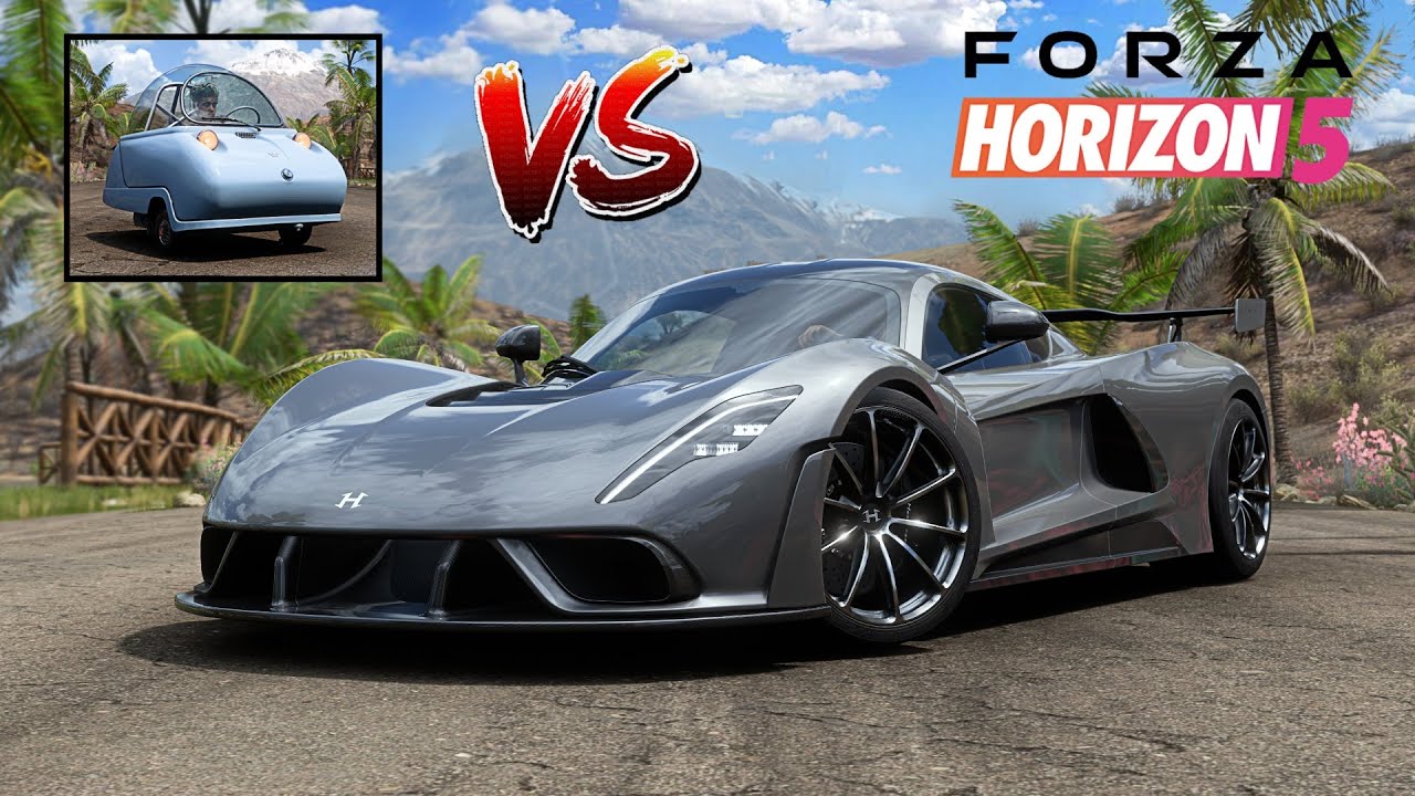 J'ACHETE la voiture la MOINS RAPIDE de Forza horizon 5 (VS la PLUS RAPIDE)