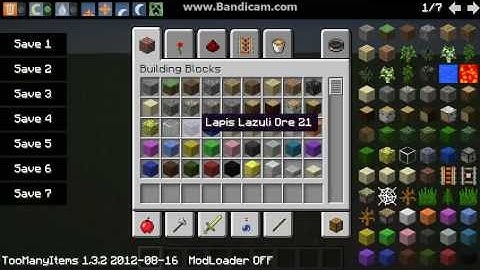 Minecraft Mod Showcase S1 E1: Too Many Items Mod