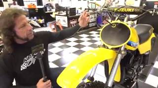 Player Profile 1980 Suzuki RM80, Signed by Brad Lackey