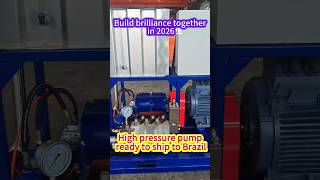 High pressure pump to Brazil#High pressure pump#Reciprocating pump#Piston pump#High pressure cleanin