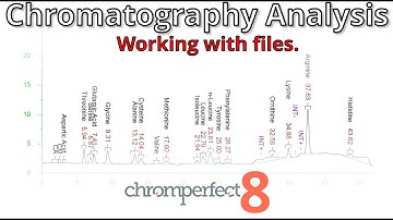 Chromatography Analysis - Working with Files