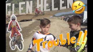 Hudson Gets Called Out! Glen Helen Race Day!