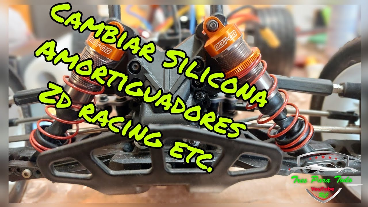Como Cambiar la silicona a nuestros Amortiguadores en este caso #ZD Racing
