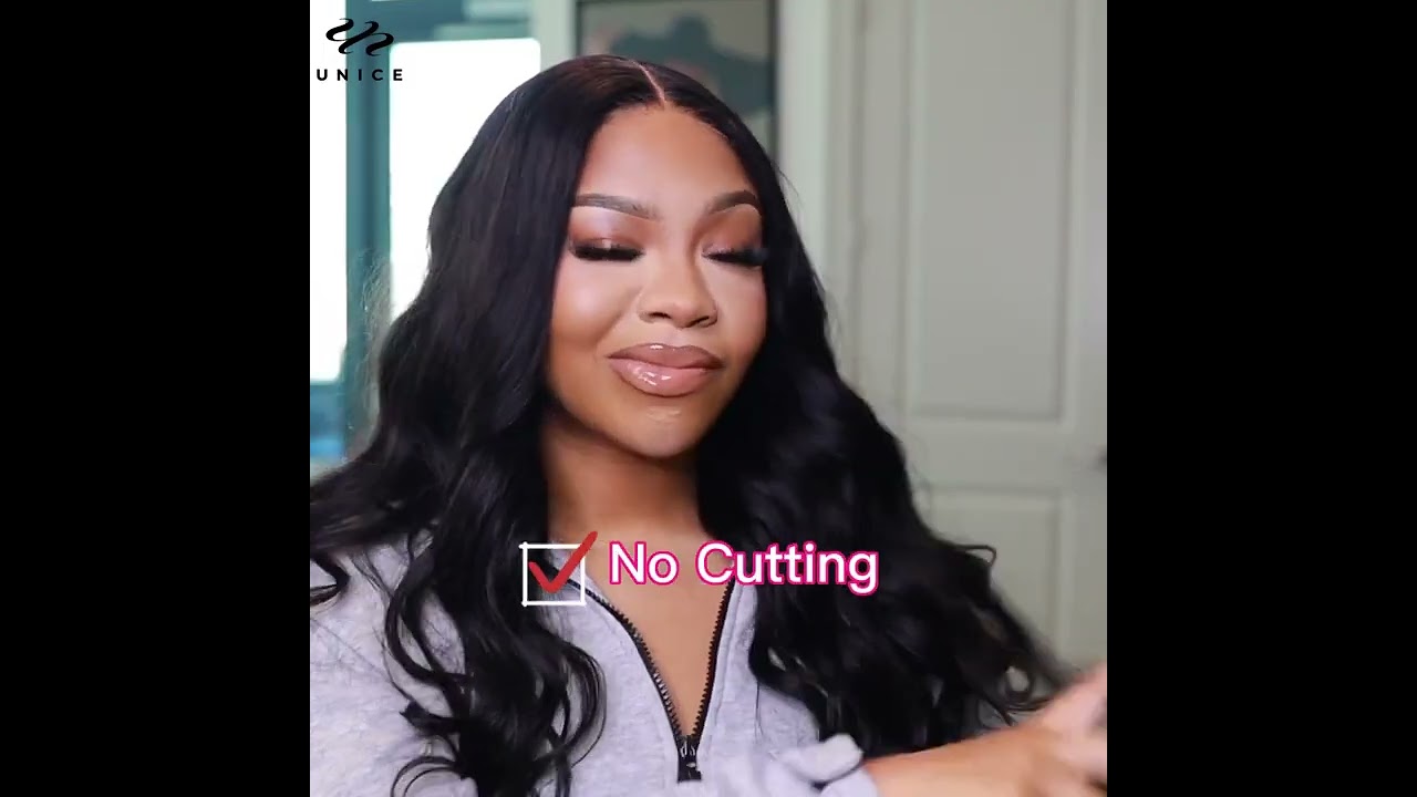 UNice Wear Go 4x4 / 5x5/ 6x4.5 Pre Cut Lace Closure Body Wave Wig Breathable Cap One Step Install
