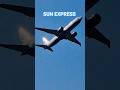 Odlet letadla SUN EXPRESS B-737 MAX-8 (Dom.zakladna ANTALYA) #letadlo