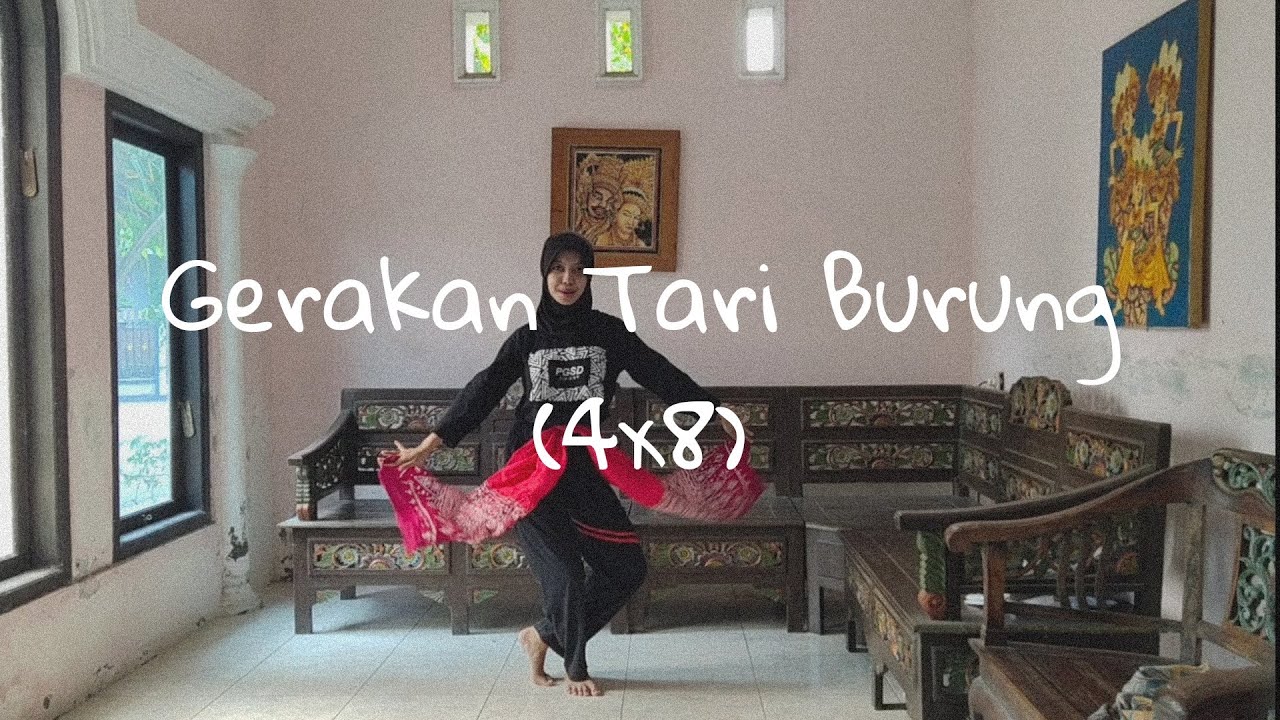 Gerakan Tari Burung Gagak (4 Motif 4x8)