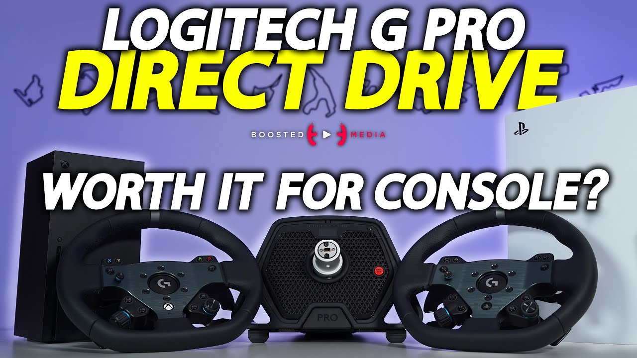 PRO RACING WHEEL Direct Drive and TRUEFORCE feedback technology for PC,  PlayStation or Xbox.