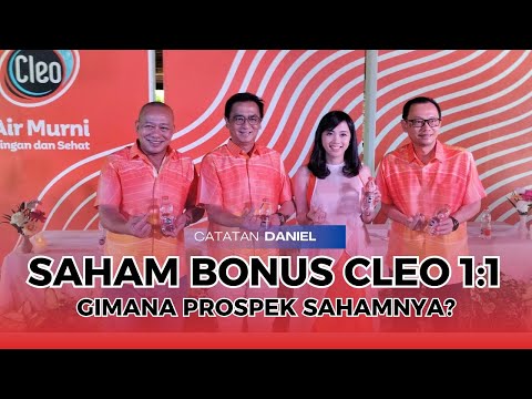 Update Emiten CLEO: Saham Bonus Rasio 1 Banding 1